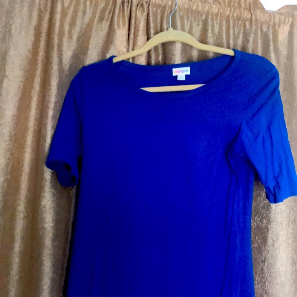 Vibrant blue pencil dress